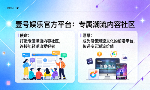 壹号娱乐官方平台打造专属潮流内容社区的使命与愿景展示